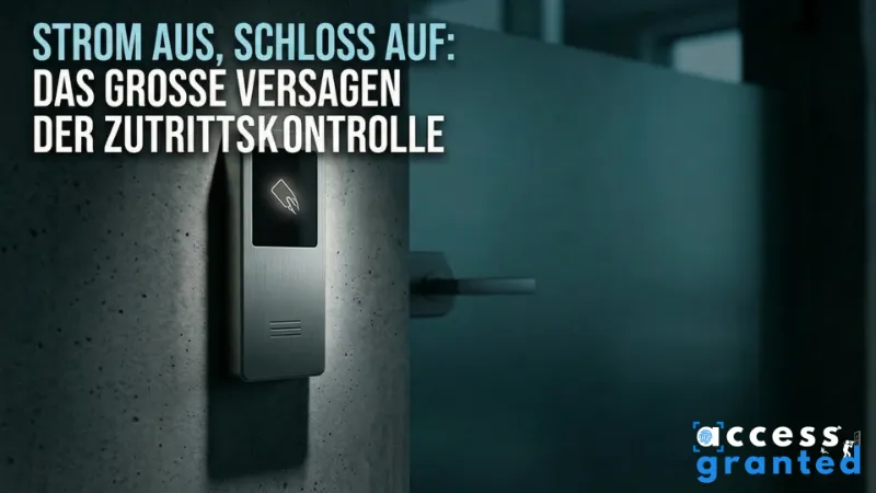 Strom aus, Schloss auf: Was mit deiner Zutrittskontrolle passiert, wenn der Strom ausfällt