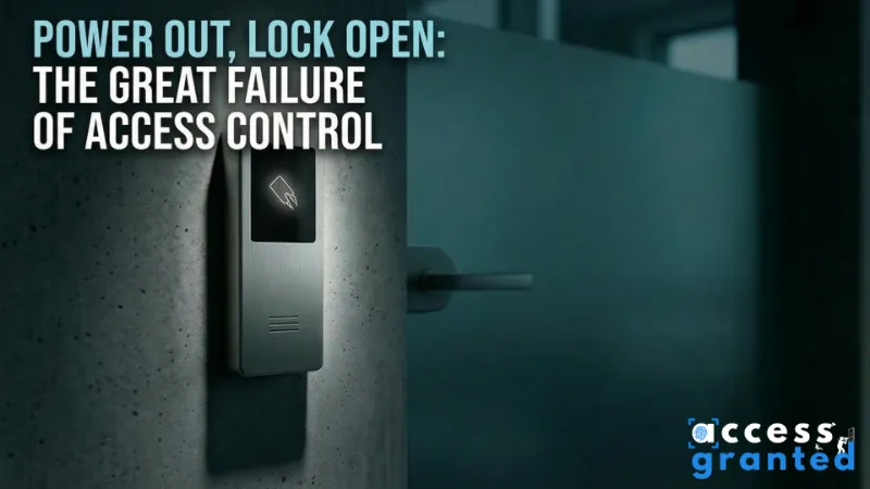 Power Out, Lock Open: What Happens to Your Access Control During a Power Failure