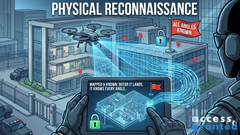 Bevor er landet, kennt er jeden Winkel: Drohnen als Recon-Werkzeug im Physical Pentesting